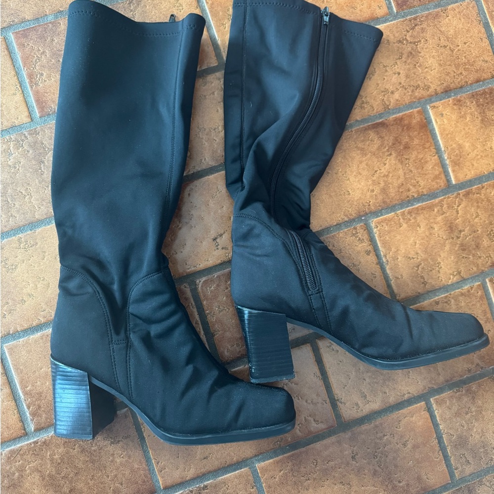 Y2KBlack Knee-High Women's Boots